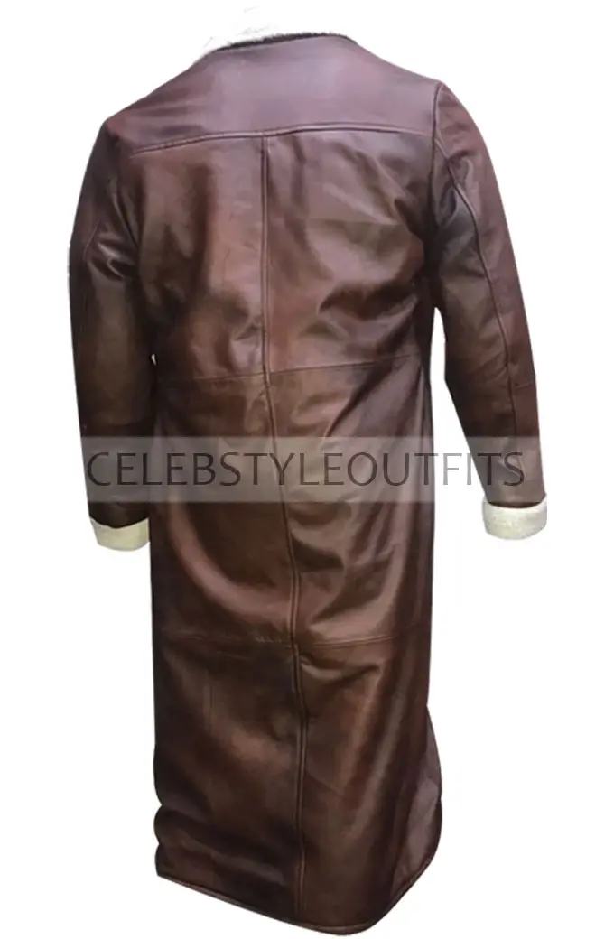 Charlie Hunnam King Arthur Legend of the Sword Brown Leather Coat charlie-hunnam-legend-the-sword-coat