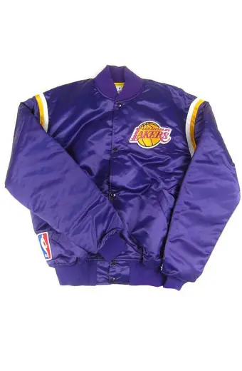 NBA Los Angeles Lakers Starter Varsity Purple Bomber Jacket