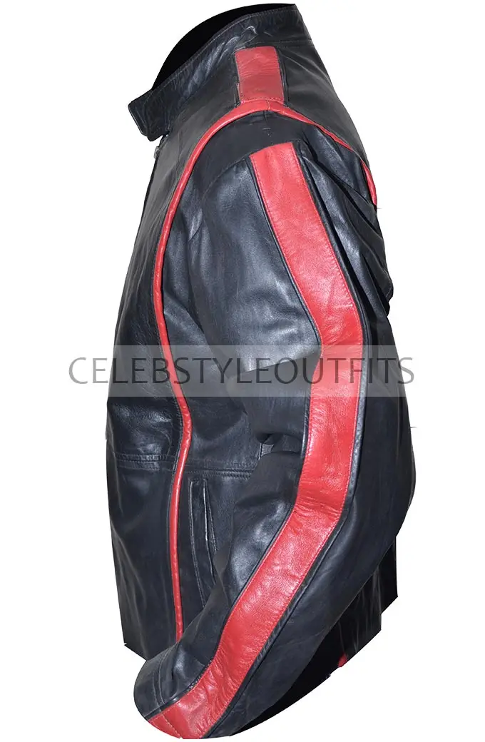 Mass Effect Commander Shepard Cosplay Black Leather Jacket commander-shepard-mass-effect-jacket