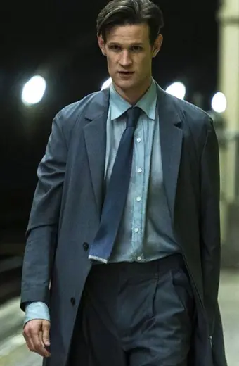 Morbius Loxias Crown Matt Smith Grey Wool Trench Long Coat