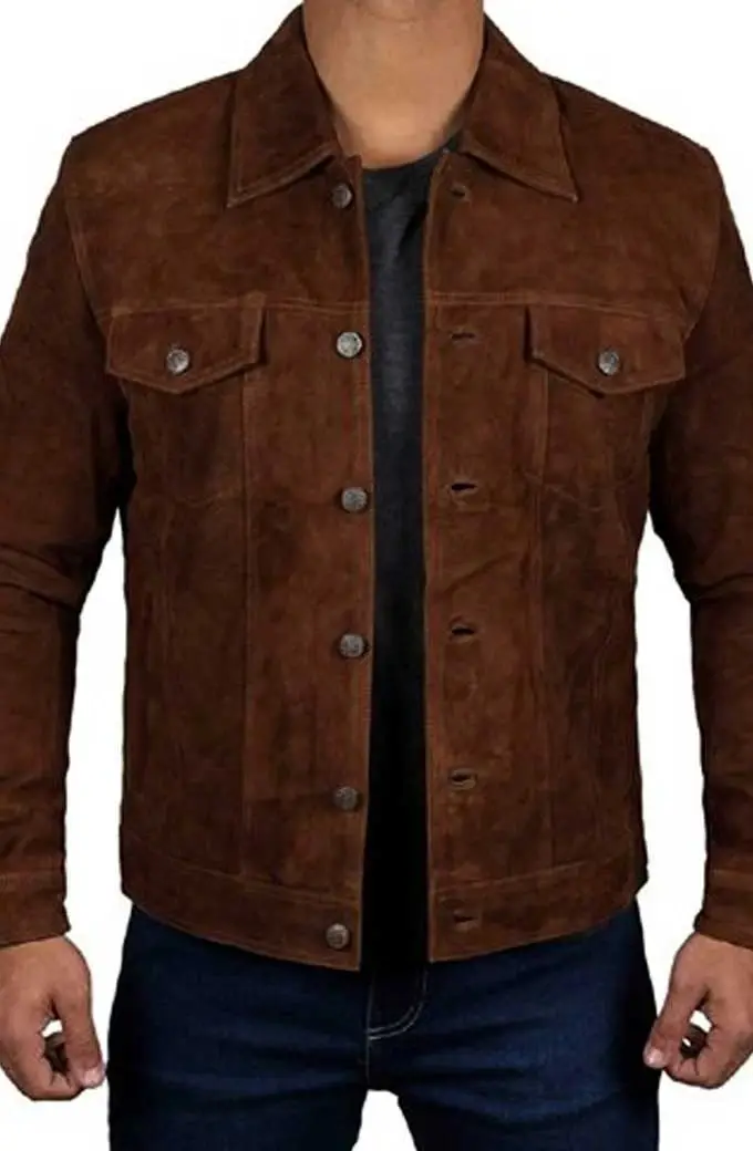 Men Designer Brown Suede Jacket men-brown-suede-jacket
