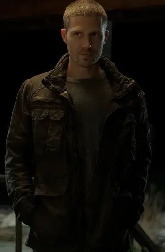 Zach Gilford Midnight Mass Riley Flynn Cotton Jacket