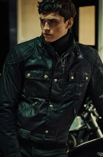 Belstaff Brooklands Mojave Steve McQueen Black Racer Jacket