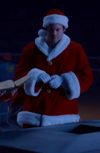 Bill Hader Noelle Red Wool Coat noelle-nick-kringle-coat