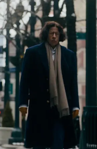 Fran Lebowitz Pretend Its A City Blue Wool Coat pretend-its-a-city-fran-lebowitz-coat