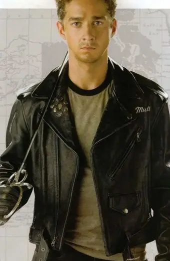 Shia LaBeouf Indiana Jones Mutt Williams Biker Leather Jacket