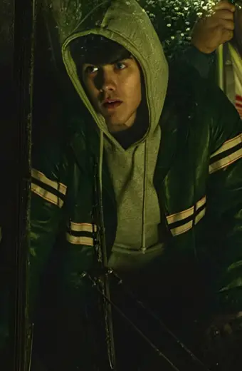 Nolan Shortcut Jack Kane Bomber Green Biker Stripes Jacket