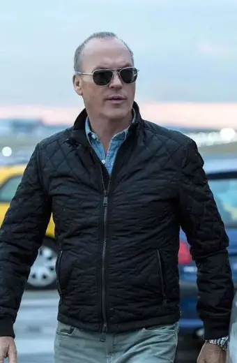 Michael Keaton Stan Hurley American Assassin Quilted Jacket