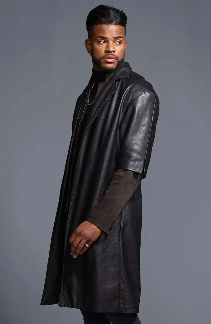 Youngblood Priest SuperflyBlack Leather Coat superfly-youngblood-priest-black-coat