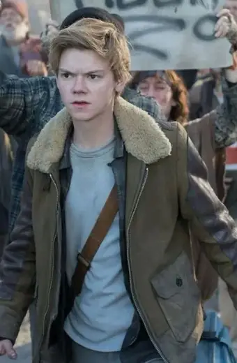 Thomas Brodie-Sangster Maze Runner Newt Suede Jacket