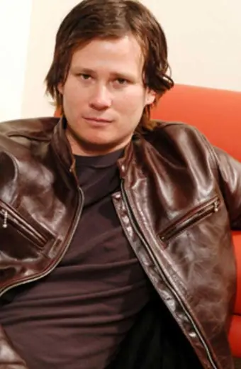 Tom DeLonge Casual Mens Street Bomber Brown Leather Jacket