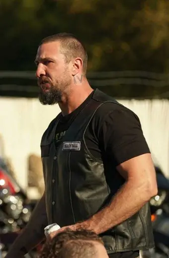 Wayland Pablo Schreiber Lorelei Screwball Black Leather Vest