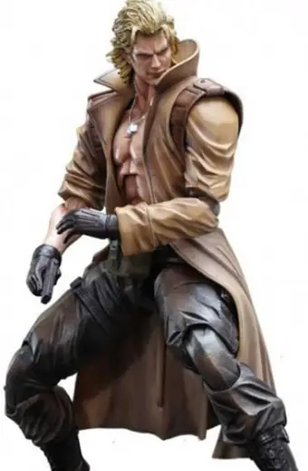 Metal Gear Solid Liquid Snake Brown Cosplay Long Leather Coat