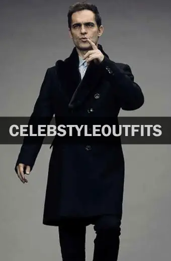 Money Heist TV Show Berlin Pedro Alonso Black Wool Trench Coat