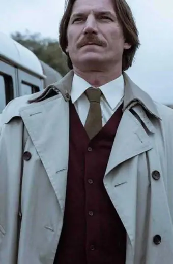Luka Peros Money Heist Marsella White Cotton Long Trench Coat