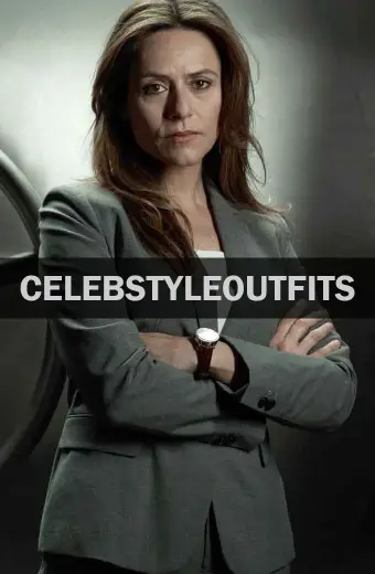 Raquel Murillo Money Heist Itziar Ituno Grey Trench Blazer