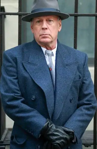 Motherless Brooklyn Bruce Willis Frank Minna Wool Coat