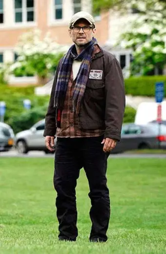 Mr Robot Christian Slater Mens Bomber Brown Cotton Jacket