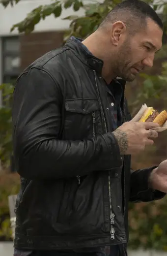 Dave Bautista My Spy JJ Leather Jacket dave-bautista-my-spy-jj-jacket