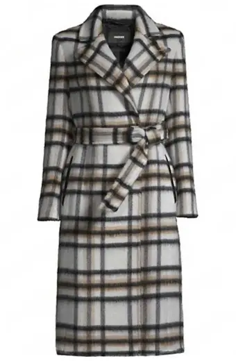 Nancy Drew Maddison Jaizani Bess Marvin Checked Trench Coat