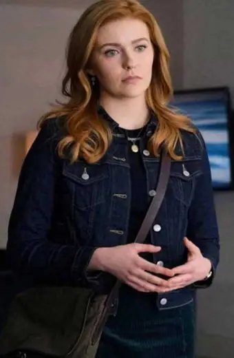 Kennedy McMann Nancy Drew TV Series Blue Denim Womens Jacket