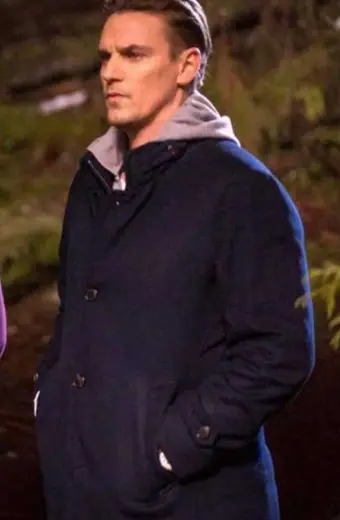 Carson Drew Nancy Drew TV Series Scott Wolf Blue Wool Coat