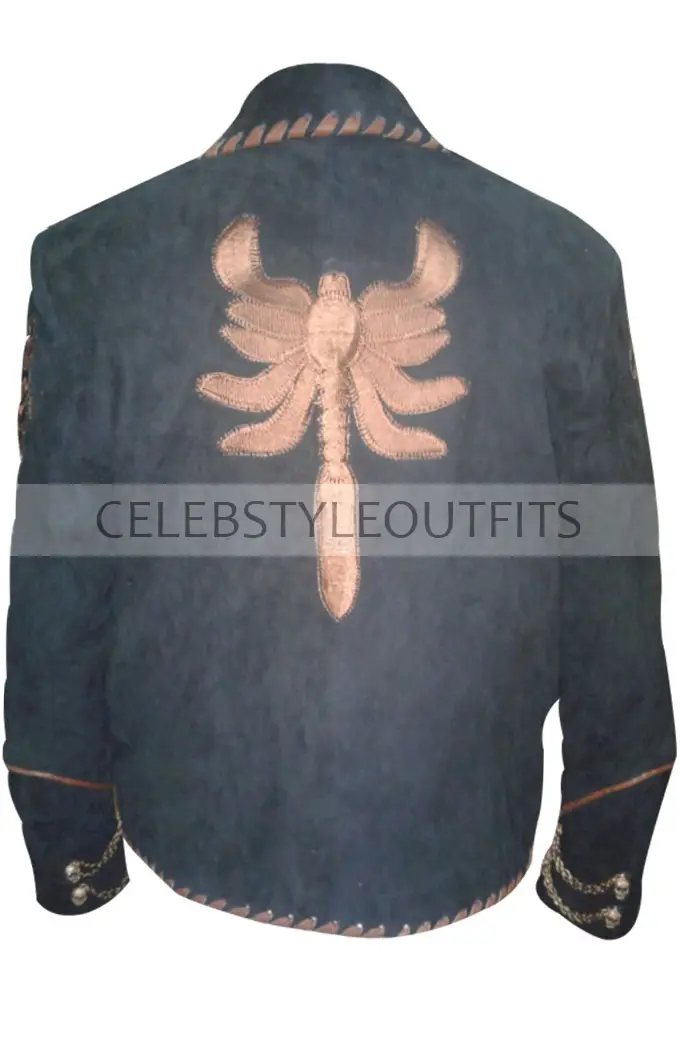 Once Upon A Time In Mexico El Mariachi Black Suede Jacket once-upon-a-time-in-mexico-el-mariachi-black-jacket