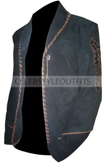 Once Upon A Time In Mexico El Mariachi Black Suede Jacket once-upon-a-time-in-mexico-el-mariachi-black-jacket