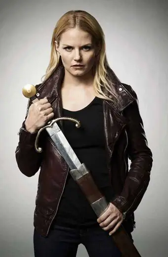 Once Upon a Time TV Series Emma Swan Brown Leather Jacket