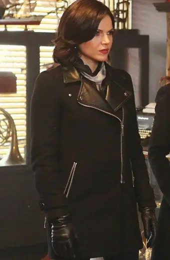 Lana Parrilla Once Upon A Time Regina Mills Evil Queen Coat