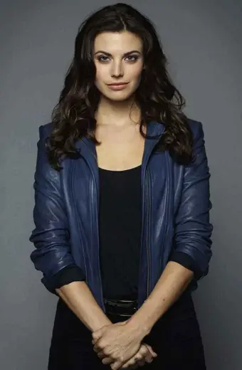 Ruby Lucas Once Upon a Time Meghan Ory Blue Leather Jacket