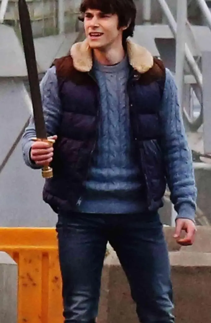 Hercules Once Upon a Time Jonathan Whitesell Blue Puffer Vest once-upon-time-jonathan-whitesell-vest