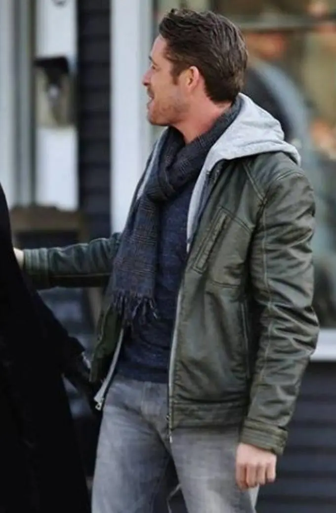 Sean Maguire Robin Hood Once Upon a Time Black Leather Jacket once-upon-time-sean-maguire-black-jacket