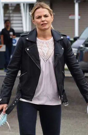 Once Upon a Time Jennifer Morrison Emma Swan Biker Jacket