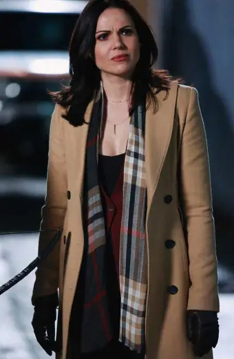 Lana Parrilla Once Upon A Time Regina Mills Evil Queen Coat