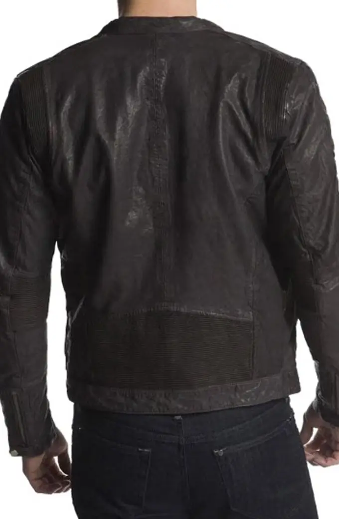 Will Scarlet Once Upon a Time TV Show Black Leather Jacket once-upon-a-time-will-scarlet-leather-jacket