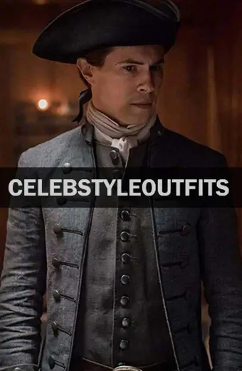 Lord John Grey Outlander David Berry Military Grey Cotton Coat