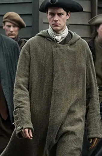 Fergus Claudel Fraser Outlander Cesar Domboy Long Hooded Coat