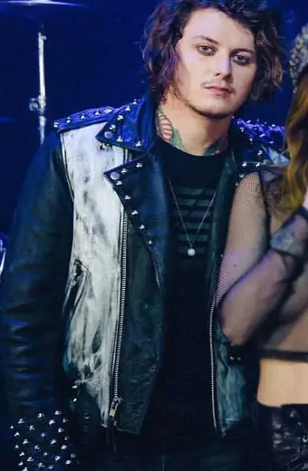 Leo Donovan Ben Bruce Paradise City Studded Black Biker Jacket