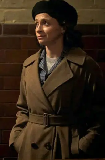 Peaky Blinders Charlene McKenna Lauren McKee Brown Wool Coat