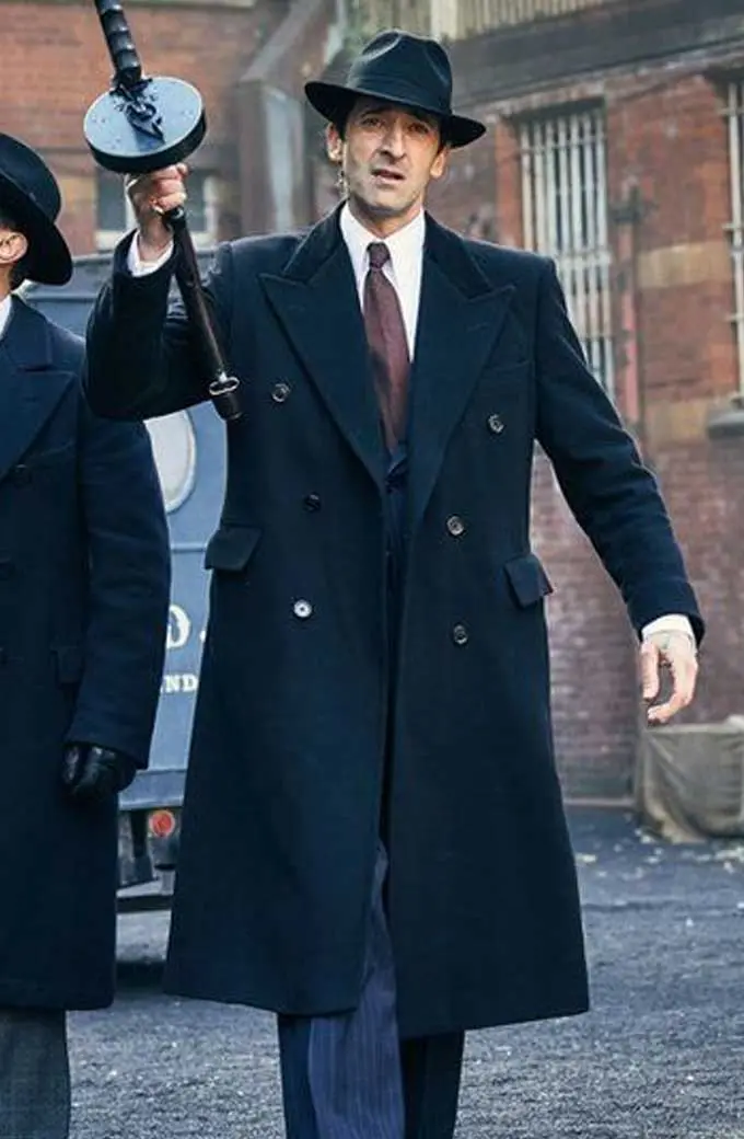 Peaky Blinders Luca Changretta Adrien Brody Wool Trench Coat peaky-blinders-adrien-brody-wool-coat