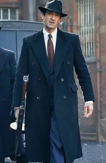 Adrien Brody Peaky Blinders Luca Changretta Wool Trench Coat