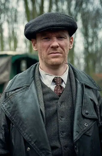 Jimmy McCavern Peaky Blinders Brian Gleeson Black Trench Coat
