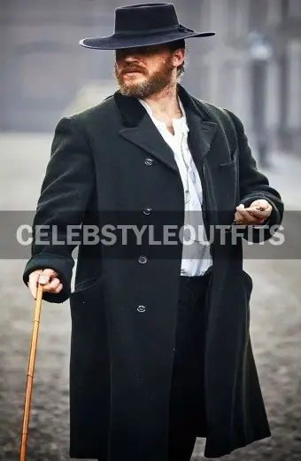 Alfie Solomons Peaky Blinders Tom Hardy Black Trench Coat