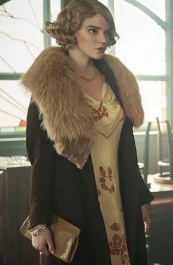 Anya Taylor Joy Peaky Blinders Gina Gray Brown Trench Coat