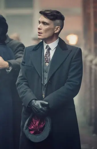 Cillian Murphy Peaky Blinders Thomas Shelby Wool Trench Coat