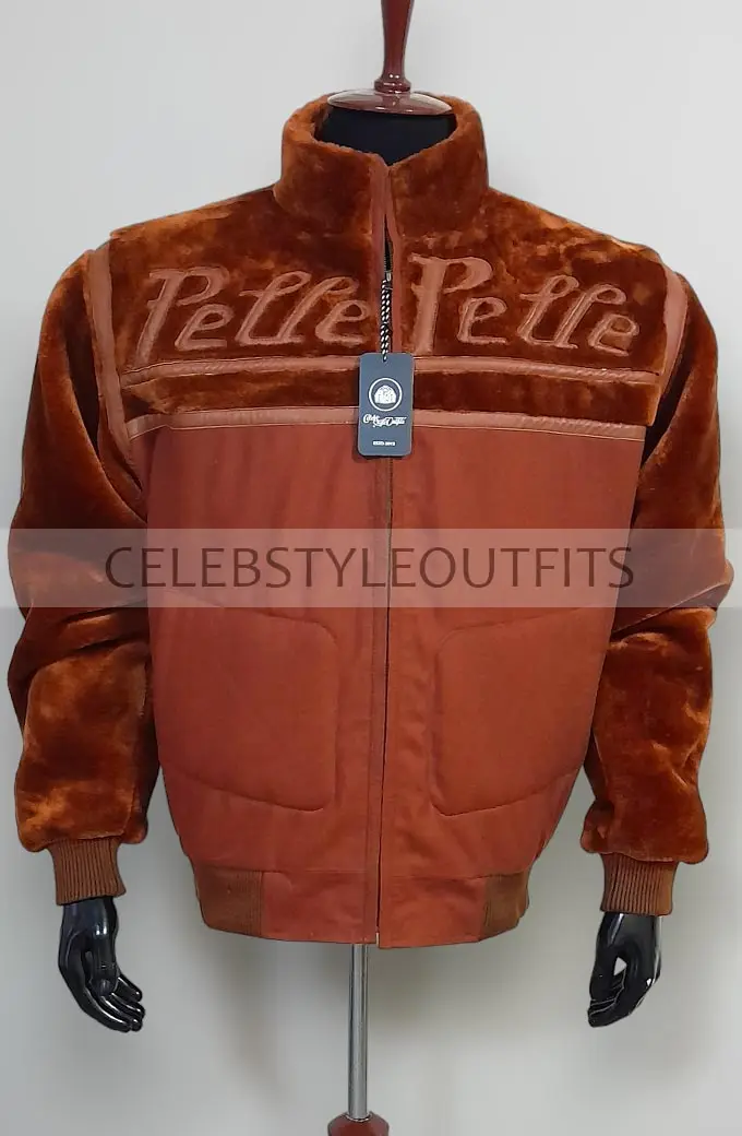 Marc Buchanan Pelle Pelle 1978 Brown Wool Mens Bomber Jacket pelle-pelle-1978-marc-buchanan-jacket
