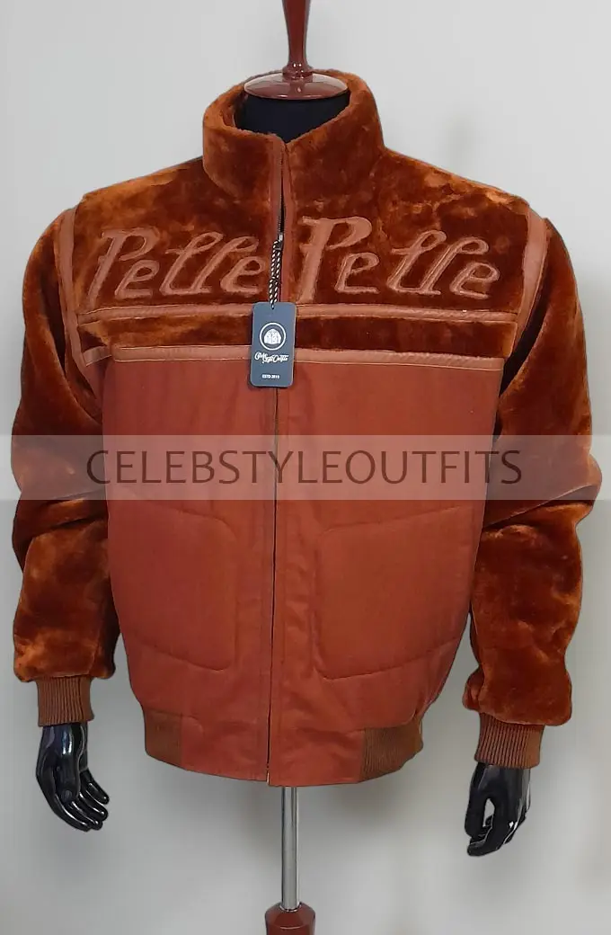 Marc Buchanan Pelle Pelle 1978 Brown Wool Mens Bomber Jacket pelle-pelle-1978-marc-buchanan-jacket