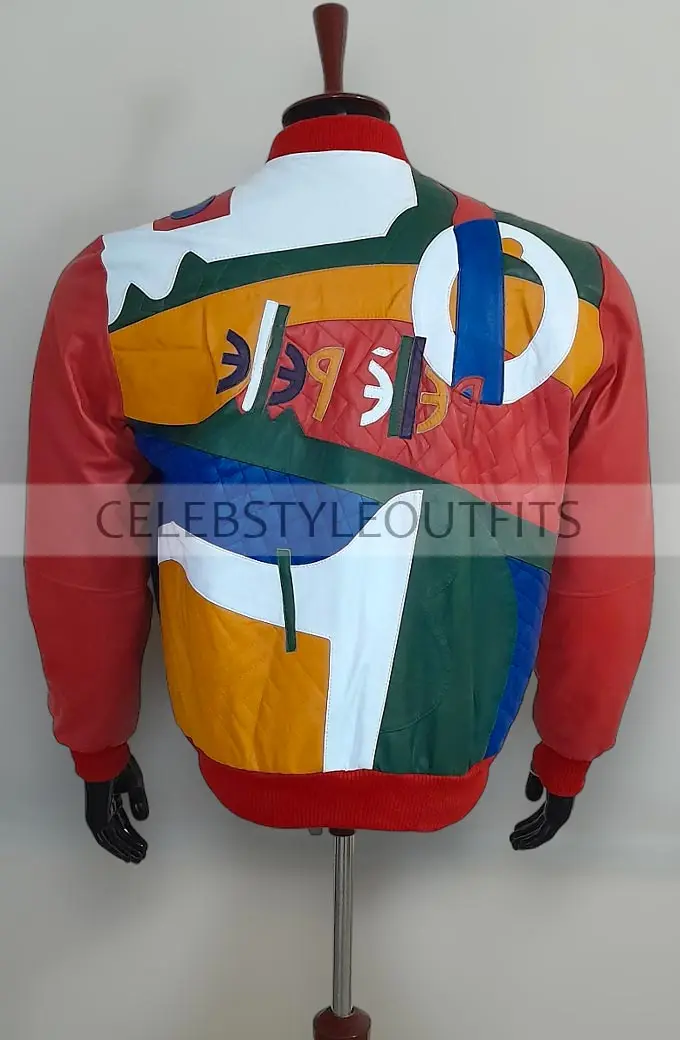 Pelle Pelle Marc Buchanan Multicolor Leather Bomber Jacket pelle-pelle-marc-buchanan-bomber-leather-jacket