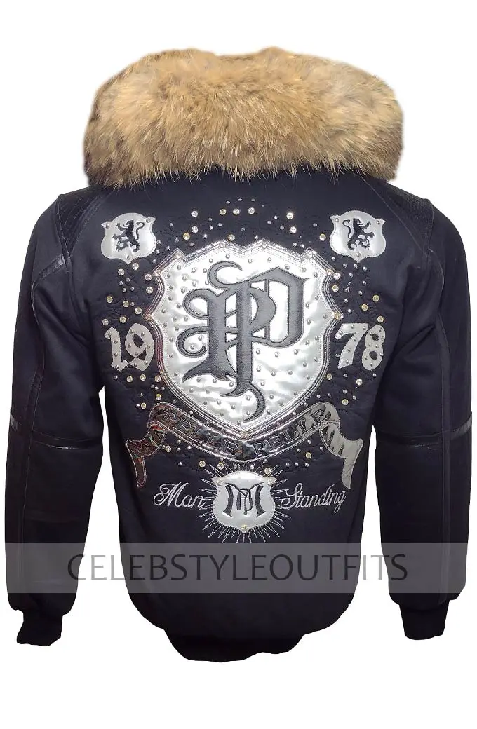 Last Man Standing MB Pelle Pelle 1978 Bomber Fur Hood Jacket legendary-pelle-pelle-1978-fur-hood-jacket
